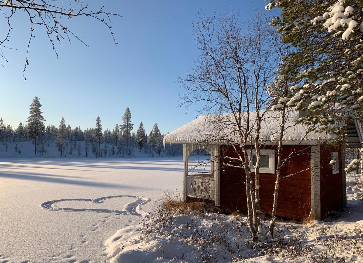 Off-Grid Cabin In Nattavaara Lapland Exterior photo